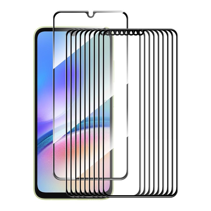 For Galaxy A05s 10pcs ENKAY Hat-Prince Full Glue High Aluminum-silicon Tempered Glass Film