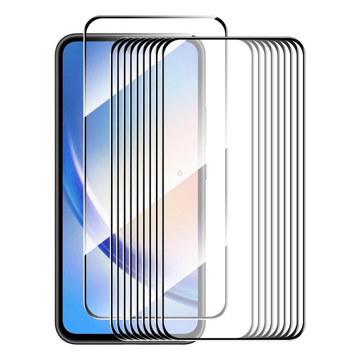 For Galaxy A35 / M35 10pcs ENKAY Hat-Prince Full Glue High Aluminum-silicon Tempered Glass Film