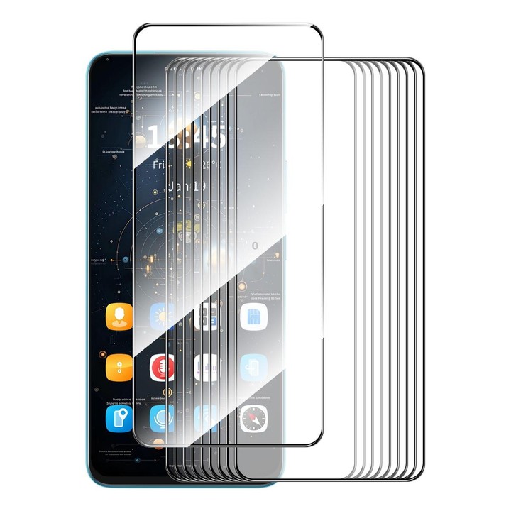 For Galaxy A36 / A56 10pcs ENKAY Hat-Prince Full Glue High Aluminum-silicon Tempered Glass Film