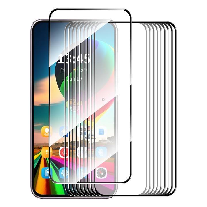 For Galaxy A37 10pcs ENKAY Hat-Prince Full Glue High Aluminum-silicon Tempered Glass Film