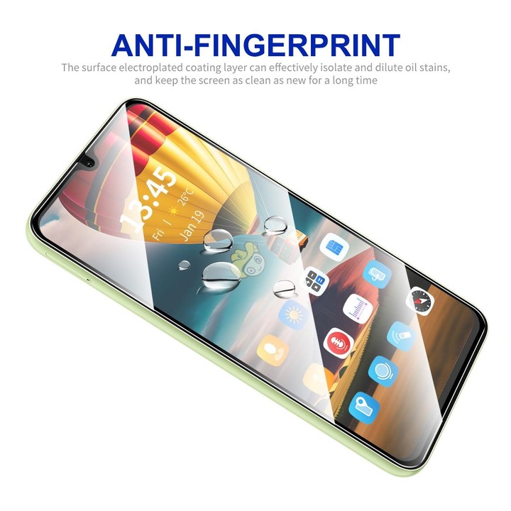 For Samsung Galaxy F15 / M15 2pcs ENKAY Hat-Prince Full Glue High Aluminum-silicon Tempered Glass Film