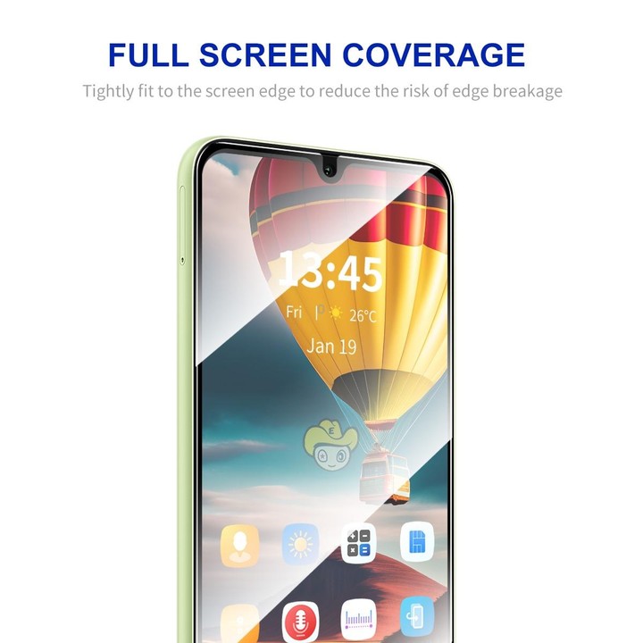 For Galaxy A06 4G 2pcs ENKAY Hat-Prince Full Glue High Aluminum-silicon Tempered Glass Film