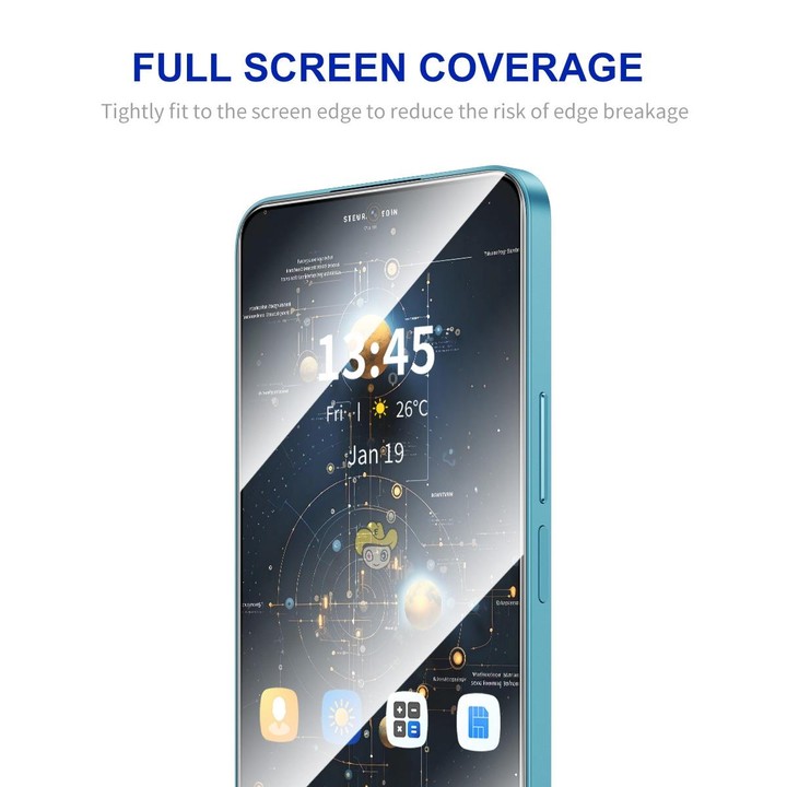 For Samsung Galaxy A36 / A56 2pcs ENKAY Hat-Prince Full Glue High Aluminum-silicon Tempered Glass Film