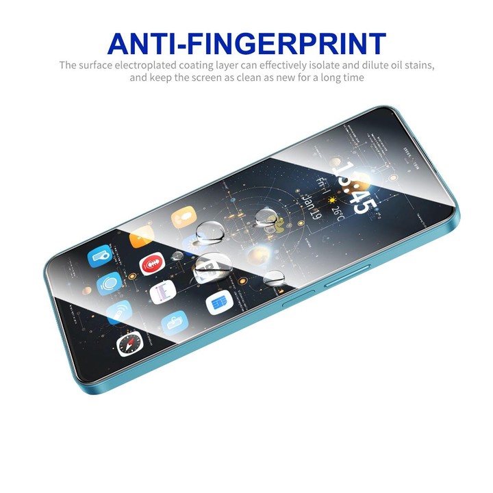 For Samsung Galaxy A36 / A56 2pcs ENKAY Hat-Prince Full Glue High Aluminum-silicon Tempered Glass Film