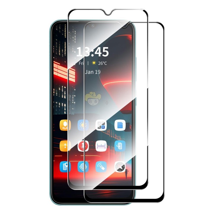 For Galaxy A17 5G 2pcs ENKAY Hat-Prince Full Glue High Aluminum-silicon Tempered Glass Film