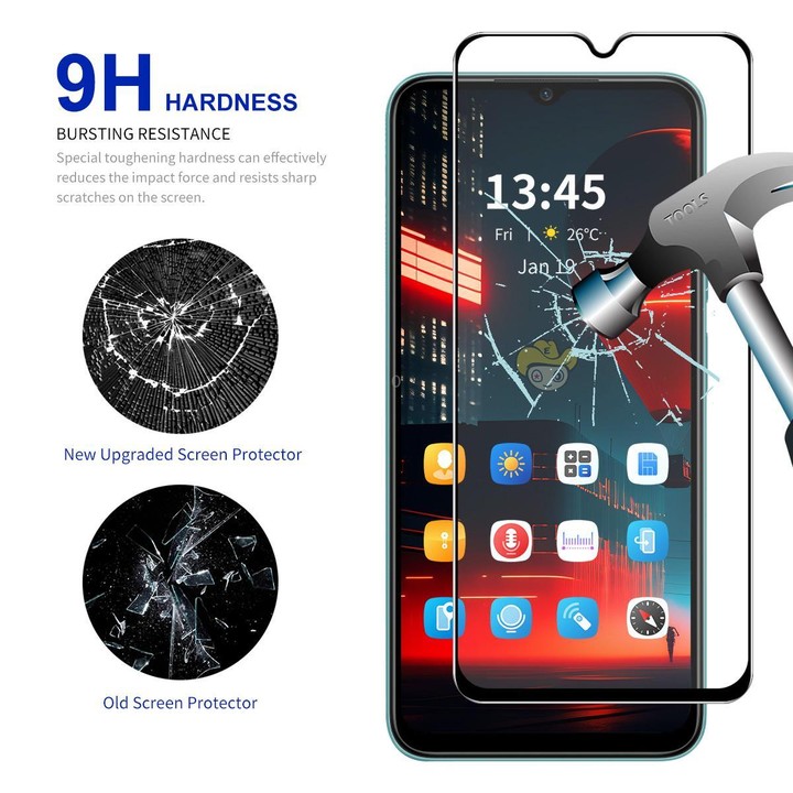 For Galaxy A17 5G 2pcs ENKAY Hat-Prince Full Glue High Aluminum-silicon Tempered Glass Film