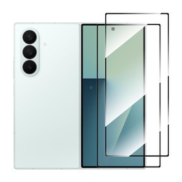 For Galaxy Z Fold7 5G Outer Screen 2pcs ENKAY Hat-Prince Full Glue High Aluminum-silicon Tempered Glass Film