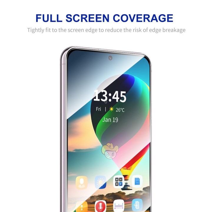 For Galaxy A57 5G 2pcs ENKAY Hat-Prince Full Glue High Aluminum-silicon Tempered Glass Film