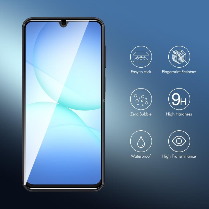 For Galaxy F07 / M07 4G 2pcs ENKAY Hat-Prince Full Glue High Aluminum-silicon Tempered Glass Film