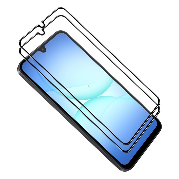 For Galaxy Xcover7 Pro 2pcs ENKAY Hat-Prince Full Glue High Aluminum-silicon Tempered Glass Film