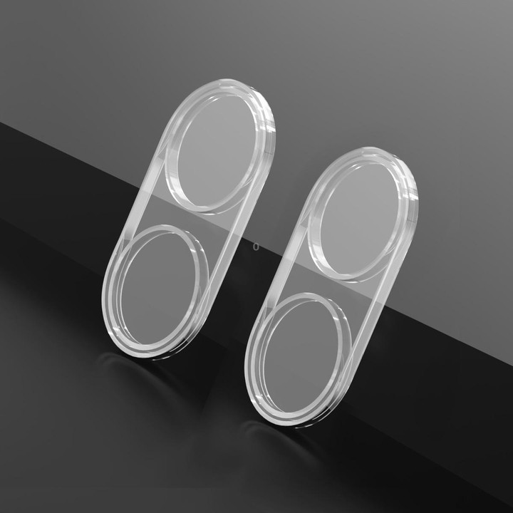 For Samsung Galaxy Z Flip5 2pcs ENKAY Hat-Prince 9H Rear Camera Lens Tempered Glass Film(Transparent)