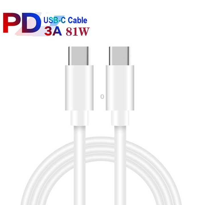 PD30W USB-C / Type-C + QC3.0 USB Dual Port Charger with 1m Type-C to Type-C Data Cable, AU Plug