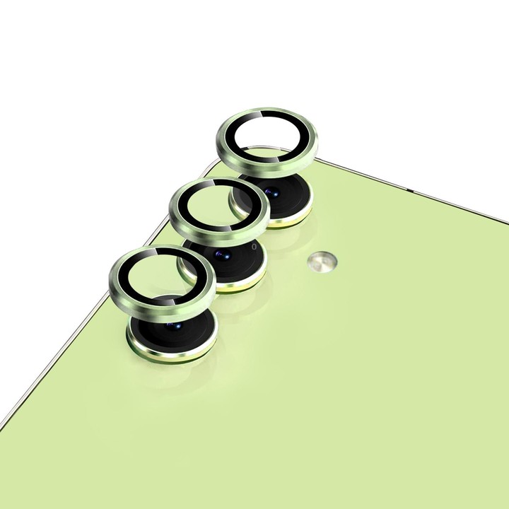 For Samsung Galaxy A54 5G NORTHJO Camera Lens Protector Tempered Glass CD Vein Metal Ring Film(Green)