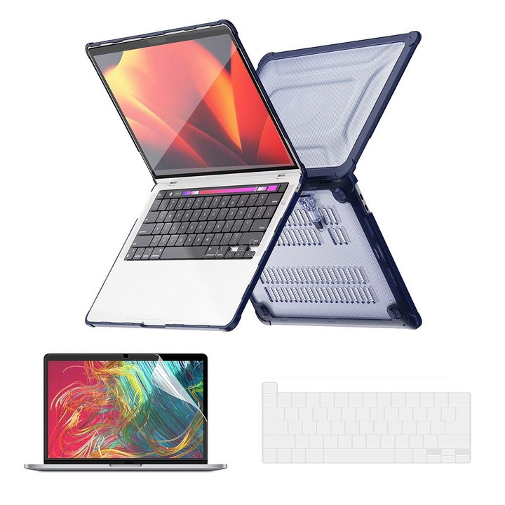 For MacBook Pro 13.3 A2251/A2289/A2338 ENKAY Hat-Prince 3 in 1 Protective Bracket Case Cover Hard Shell with TPU Keyboard Film /