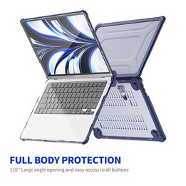 For MacBook Air 13.6 A2681 ENKAY Hat-Prince 3 in 1 Protective Bracket Case Cover Hard Shell with TPU Keyboard Film / PET Screen