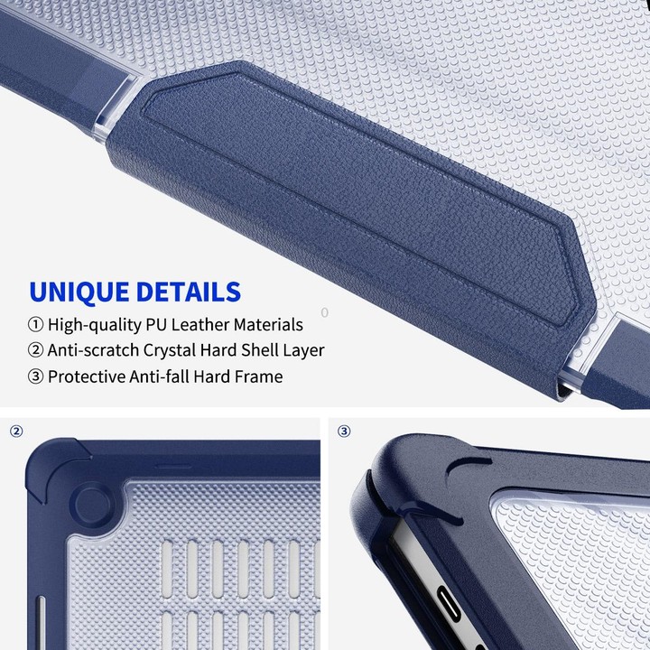 For MacBook Pro 13.3 A2251/A2289/A2338 ENKAY Hat-Prince 3 in 1 Protective Bracket Case Cover Hard Shell with TPU Keyboard Film /