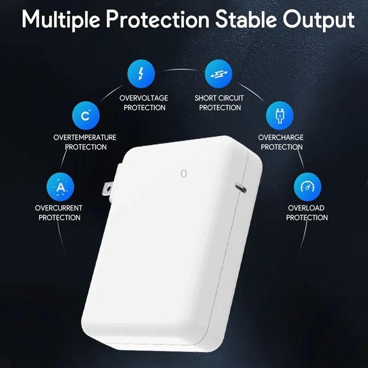 PD3.1 140W USB-C PD Laptop Power Adapter + 2m 5A USB-C to USB-C Data Cable UK Plug