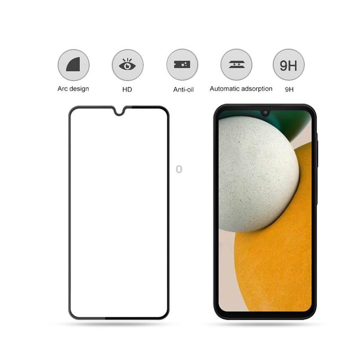 For Samsung Galaxy A15 mocolo 2.5D Full Glue Full Cover Tempered Glass Film