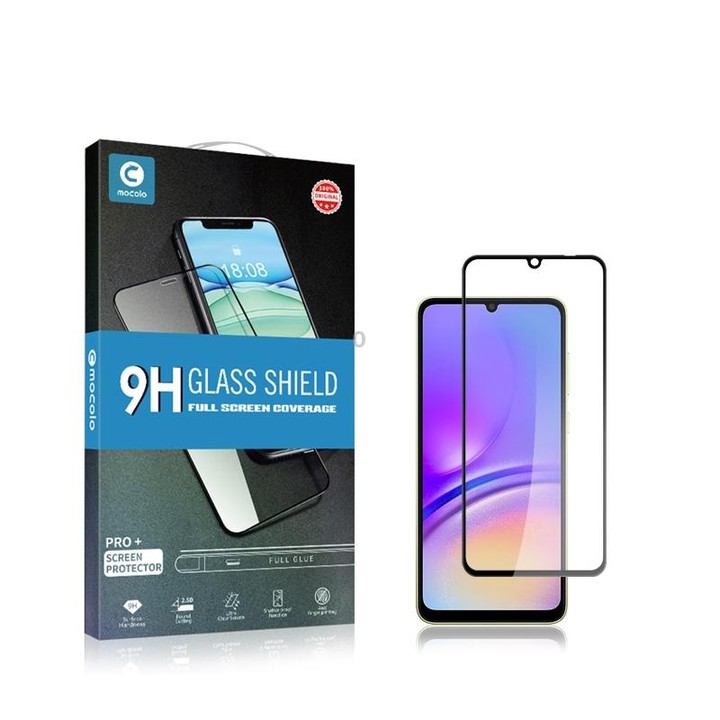 For Samsung Galaxy A05 mocolo 2.5D Full Glue Full Cover Tempered Glass Film