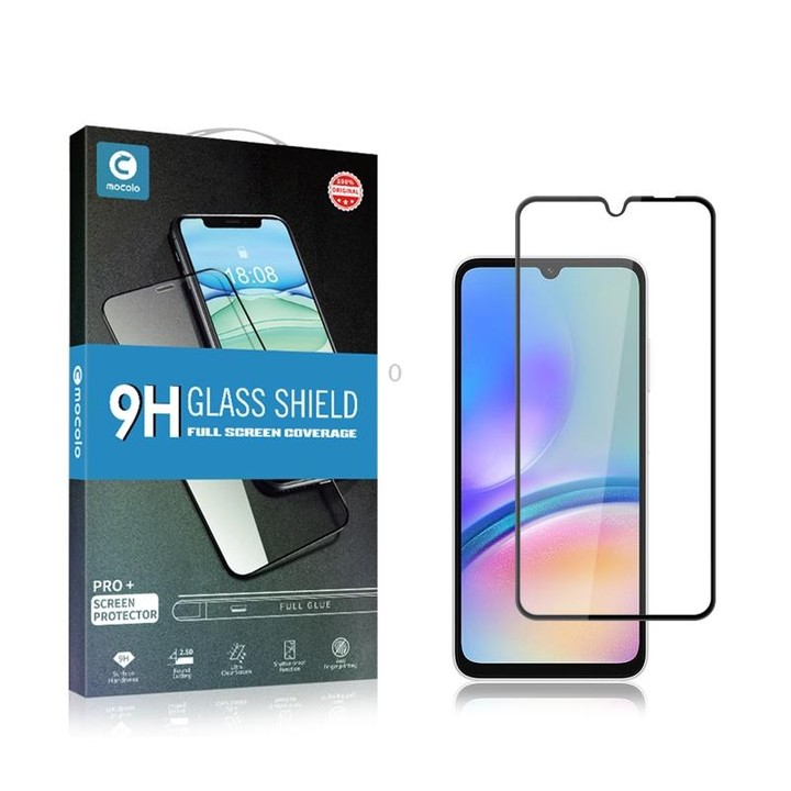 For Samsung Galaxy A05s mocolo 2.5D Full Glue Full Cover Tempered Glass Film