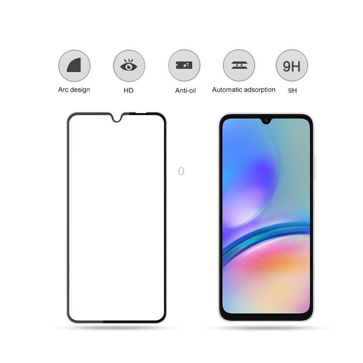 For Samsung Galaxy A06 mocolo 2.5D Full Glue Full Cover Tempered Glass Film