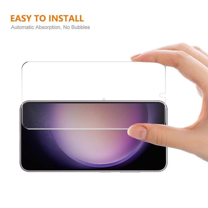 For Samsung Galaxy S24+ 5G 10pcs ENKAY 0.18mm High Aluminum-silicon Tempered Glass Film, Support Ultrasonic Fingerprint Unclock