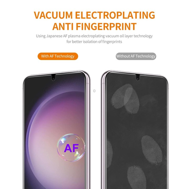 For Samsung Galaxy S24+ 5G 10pcs ENKAY 0.18mm High Aluminum-silicon Tempered Glass Film, Support Ultrasonic Fingerprint Unclock