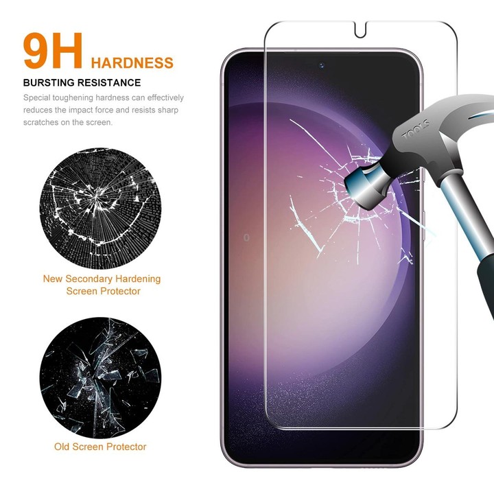 For Samsung Galaxy S24+ 5G 10pcs ENKAY 0.18mm High Aluminum-silicon Tempered Glass Film, Support Ultrasonic Fingerprint Unclock