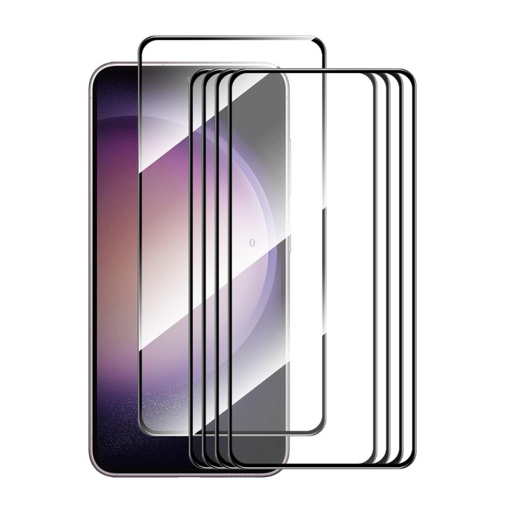 For Samsung Galaxy S24+ 5G 5pcs ENKAY Hat-Prince 0.18mm High Aluminum-silicon Tempered Glass Film, Support Ultrasonic Fingerprin