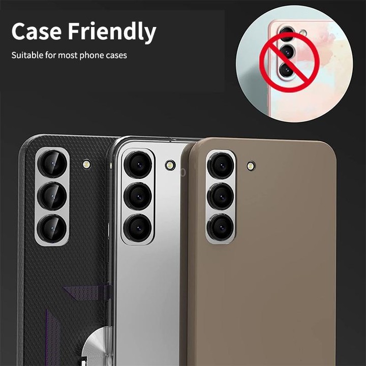 For Samsung Galaxy S24+ 5G ENKAY Hat-Prince 9H Rear Camera Lens Aluminium Alloy Tempered Glass Film(Purple)