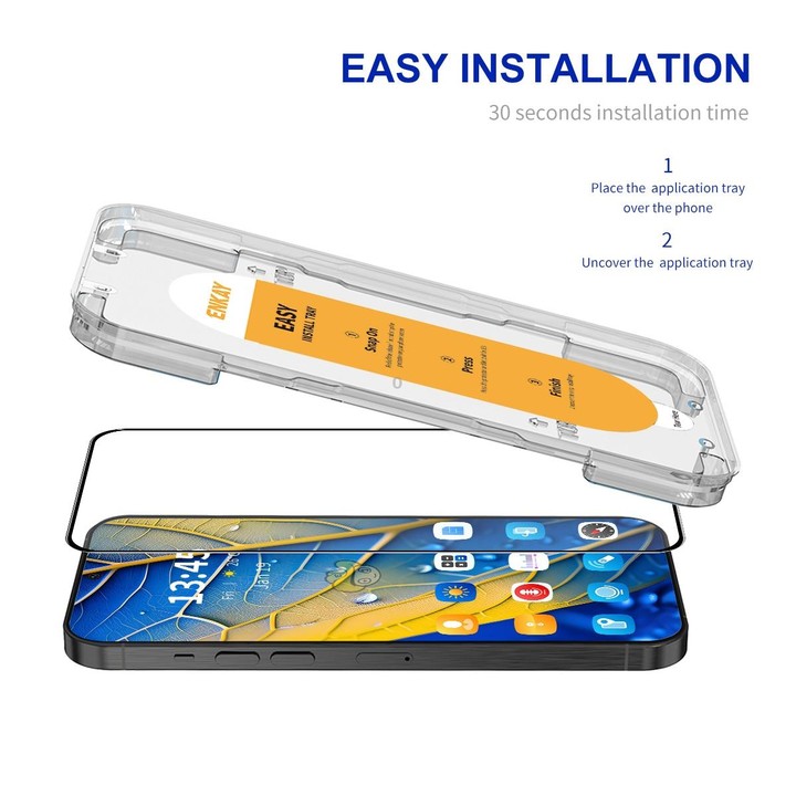 For Samsung Galaxy M53 ENKAY Easy Install High Alumina Silicon Full Glass Film