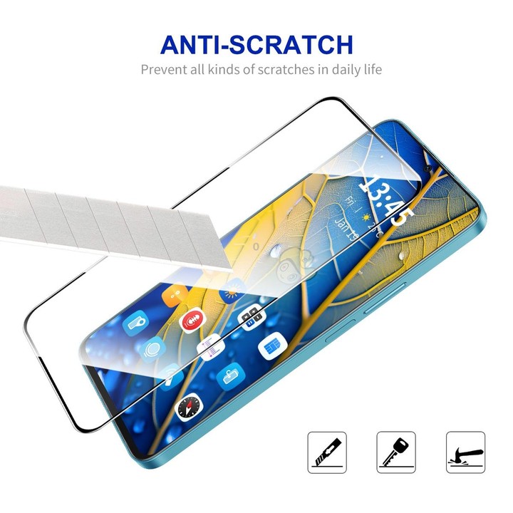 For Samsung Galaxy M53 ENKAY Easy Install High Alumina Silicon Full Glass Film