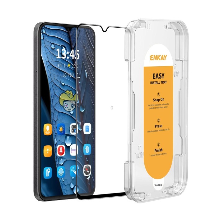 For Samsung Galaxy M13 4G / A13 4G / A23 4G ENKAY Easy Install High Alumina Silicon Full Glass Film