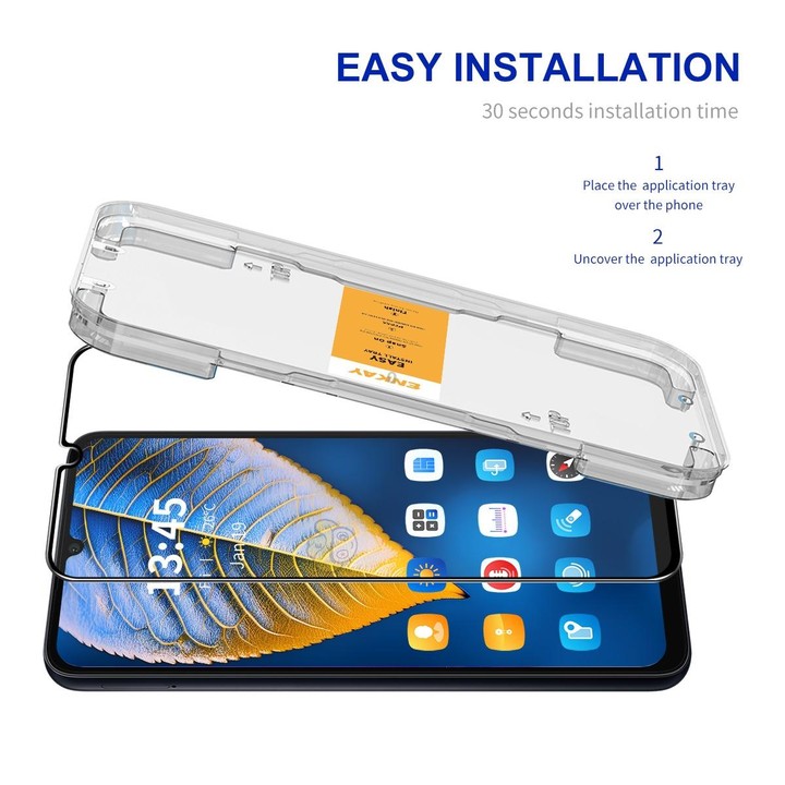 For Samsung Galaxy A06 4G ENKAY Easy Install High Alumina Silicon Full Glass Film
