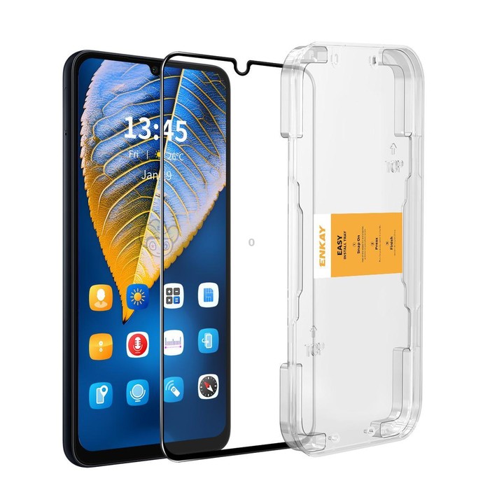 For Samsung Galaxy F06 / M06 ENKAY Easy Install High Alumina Silicon Full Glass Film