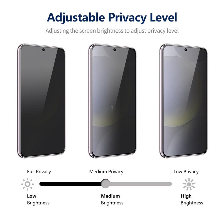 For Samsung Galaxy S23+ 5G ENKAY Hat-Prince 360 Degree Anti-peeping Privacy Full Screen Tempered Glass Film