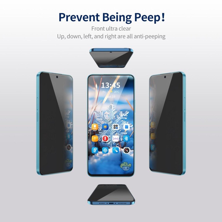 For Samsung Galaxy S23 FE 5G ENKAY Hat-Prince 360 Degree Anti-peeping Privacy Full Screen Tempered Glass Film