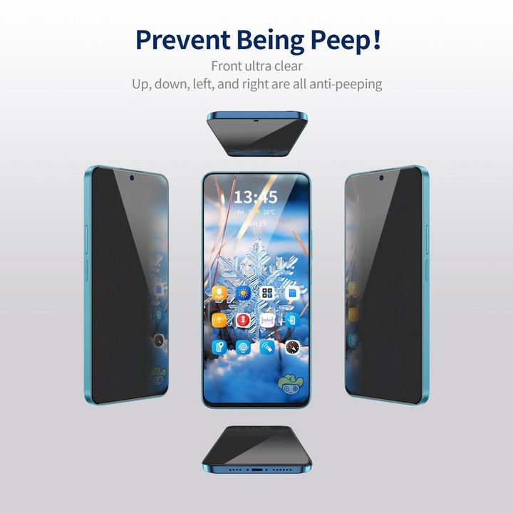 For Samsung Galaxy A56 / A36 ENKAY Hat-Prince 360 Degree Anti-peeping Privacy Full Screen Tempered Glass Film