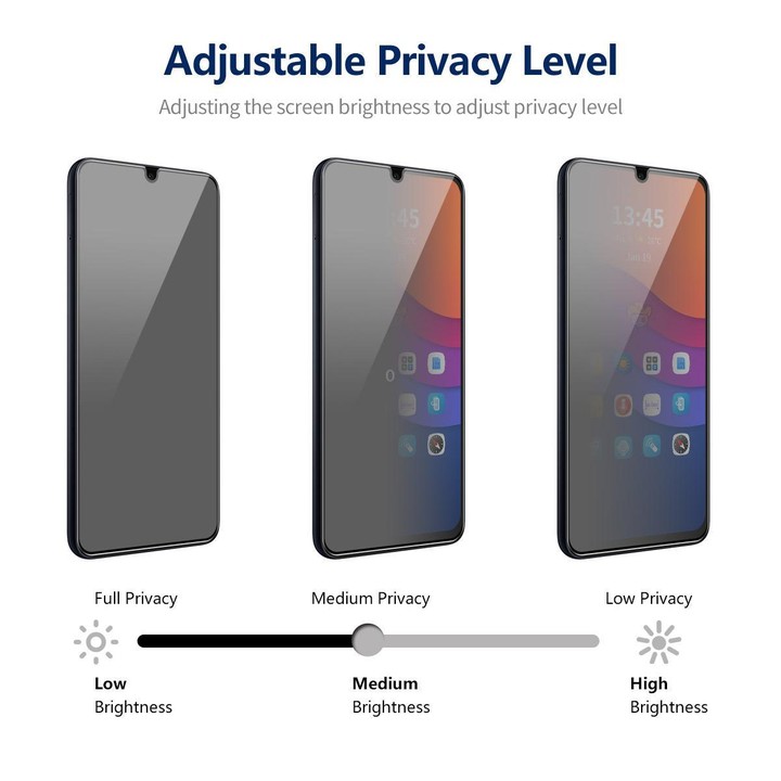 For Samsung Galaxy A16 4G / 5G ENKAY Hat-Prince 360 Degree Anti-peeping Privacy Full Screen Tempered Glass Film
