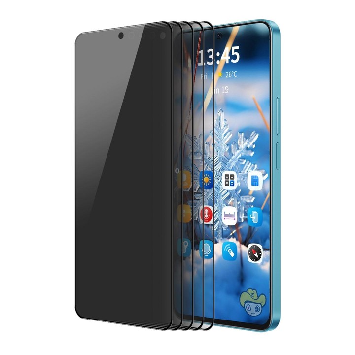 For Samsung Galaxy F54 5pcs ENKAY Hat-Prince 360 Degree Anti-peeping Privacy Full Screen Tempered Glass Film