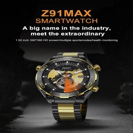 Z91 Pro Max 1.52 inch Color Screen Smart Watch,Support Bluetooth Call / Heart Rate / Blood Pressure / Blood Oxygen Monitoring(Go