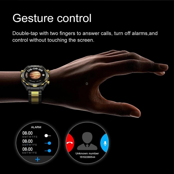 Z91 Pro Max 1.52 inch Color Screen Smart Watch,Support Bluetooth Call / Heart Rate / Blood Pressure / Blood Oxygen Monitoring(Go