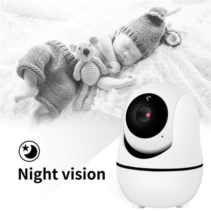 SM32PTA Two-Way Audio Night Vision Surveillance Camera 3.5 inch Baby Monitor(US Plug)