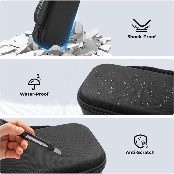 For Sony PlayStation Portal Remote Player EVA Hardshell Portable Tote Outdoor Travel Storage Bag