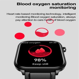 ET570 1.96 inch Color Screen Smart Watch Leather Strap, Support Bluetooth Call / ECG(Black)