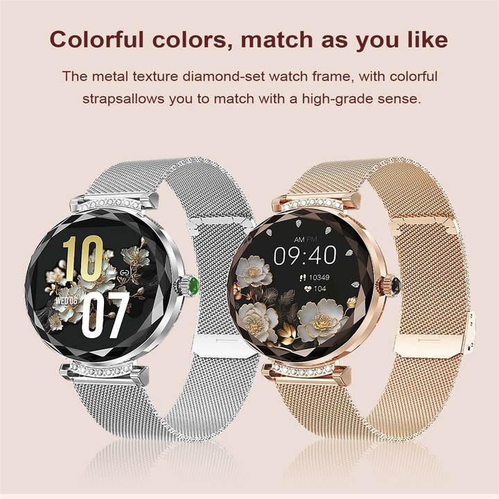 NX7 Pro 1.19 inch Color Screen Smart Watch, Support Heart Rate / Blood Pressure / Blood Oxygen Monitoring(Gold)