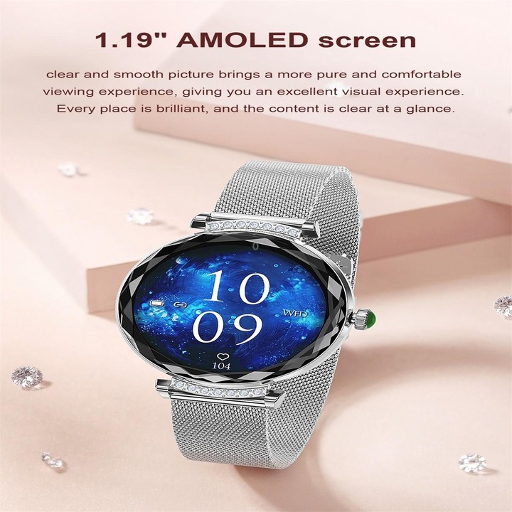 NX7 Pro 1.19 inch Color Screen Smart Watch, Support Heart Rate / Blood Pressure / Blood Oxygen Monitoring(Silver)