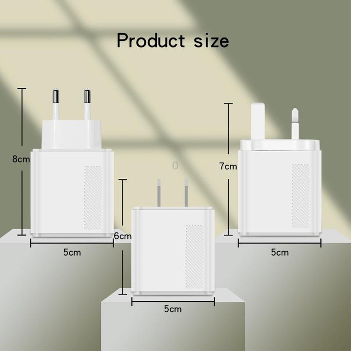 QC5.0 USB / PD25W Type-C Super Fast Charging Full Protocol Phone Charger, US Plug(White)