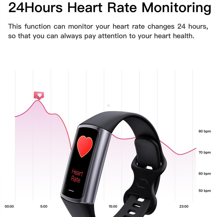 C68L IP67 Waterproof Smart Bracelet Sport Fitness Tracker(Black)