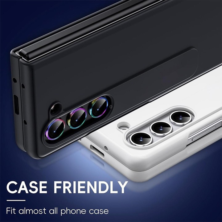 For Samsung Galaxy Z Fold6 ENKAY Hat-Prince 9H Rear Lens Aluminium Alloy Tempered Glass Film(Green)